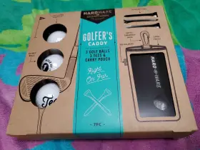Hardware 055923765586 New Golfers Caddy 3 Golf Balls/tees And Carry Pouch