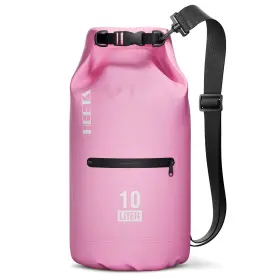 Heeta 840120802555 Waterproof Dry Bag With Front Zippered Pocket For Women Men 5l/10l/20l