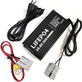 Hk-lifepo4-20a-14.6v Heriskeer 12v/ 12.8v 20a Lifepo4 Lithium Battery Charger 14.6v 20amp Smart With