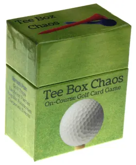 Hickoryville 850070771139 Tee Box Chaos Waterproof Golf Card Deck 105 Cards Course Entertainment