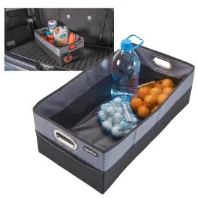 5666 High Road Cargocube Car Storage Bin - Leakproof 12 X 24 Inch Black/gray