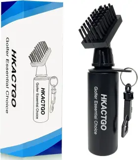 Hkactgo-hks1 Hkactgo3 Golf Club Brush Cleaner With Clip And Squeeze Bottle 7.5 Inches Holds 4 Ounces