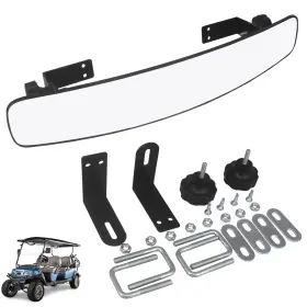 Zs-011 Hkoo Golf Cart Rear View Mirror 16.5 Inch Extra Wide Panoramic 2.75 X