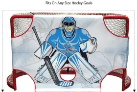 8802762 Hockey Revolution Sharp Shooting Training Aid - 5 Precision Targets With Full-size Goalie Block