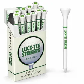 Hodl 21 850046344800 Luck-tee Strikers Flip-top Golf Tee Holder Vintage-style Pocket Case With 1