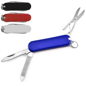 Kk-wht-90000 Holden Usa Mini Keychain Pocket Multi Tool 5-in-1 Blue Folding Blade With Sc