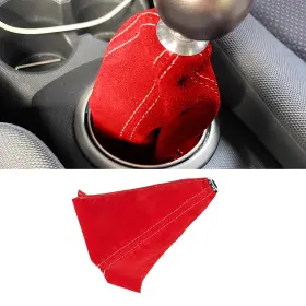 Honibaoto 712111068801 Car Shift Boot Cover Suede Leather Knob Dust Manual/auto S