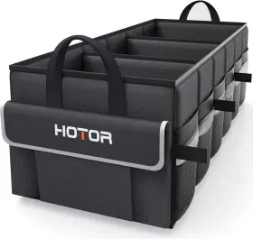 11062 Hotor Trunk Organizer - Car With 5 Pockets X-large Black