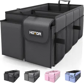 Hotor 445049715738 Trunk Organizer For Car - Foldable Suvs
