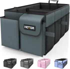 Hotor 744759031587 Trunk Organizer For Car - Foldable Suvs