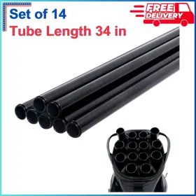 0222750 How True Golf Bag Tubes Set Of 14 Club Protection Separators Dividers 34 Inch