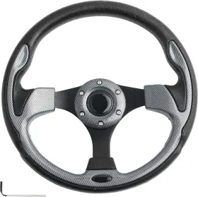 Hr001-56 Hr Performance Black Spokes Golf Cart Steering Wheel For Club Car Ds And Precedent Tempo Ezgo R
