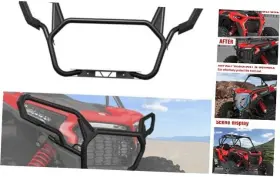 Zaxs0307 Hstczaxs One-piece Front Bumper For 2024 Polaris Rzr Xp 1000 Heavy Duty Full Coverage