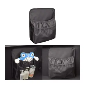 Hzel-auto14 Hzel Car Trunk Organizer Vehicle Backseat Hanging Storage Bag With Black