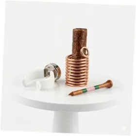 Hzgeyi Hzge-001 Magnetic Golf Cart Cigar Holder Handmade Brass-color Aluminum Clip Copper