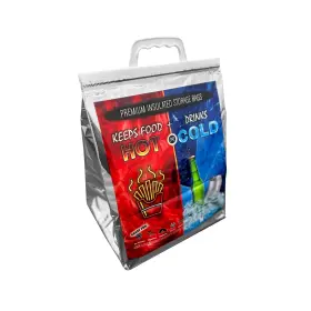Ice N Cold 810179101633 Insulated Picnic/shopping Cooler Bags For Medium Silver
