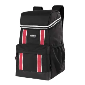 00065537 Igloo 30 Can Large Portable Insulated Soft Cooler Black 30-can