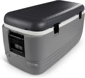 Igloo 034223504427 Hard Cooler Polar And Party Bar Series 120 Qt Grey