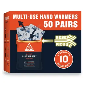 Ignik 850057587128 Resealable Multiple-use Hand Warmers For 10 Hours Of Heat Across 72
