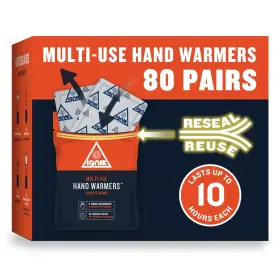 Ignik 850057587210 Resealable Multiple-use Hand Warmers For 10 Hours Of Heat Across 72