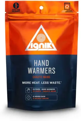 Igair-00122pr-20 Ignik Resealable Multiple-use Hand Warmers For 10 Hours Of Heat Across 72