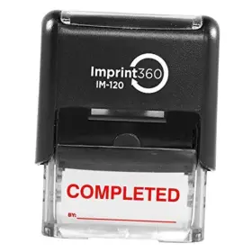 As-imp1120r Imprint 360 - Completed Stamp With By Line Heavy Duty Commerical Self Red Ink