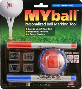 Dbl011-p  Inc. Green Keeper Myball Marking Tool Patriotic