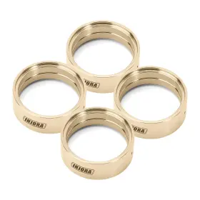 Yqw-1302 Injora Brass Inner Beadlock Rings - 27g/pc 1.3 Inch Wheel Weights Fit For 1/24 1/