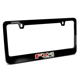 Ipick Image 689324549275 3d Night Glow Luminescent Logo On Black Metal License Plate Frame For Ford F-