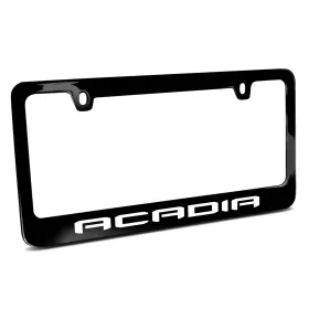Lfgm-bk00-aca Ipick Image For Gmc Acadia Uv Led Printed On Black Metal License Plate Frame