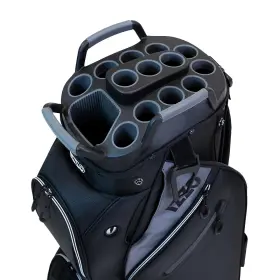 Izzo 689769919084 Ultimate Organizer Golf Cart Bag Black/grey