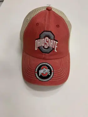 J&m Golf 795463991407 Ohio State Buckeyes Vented Hat