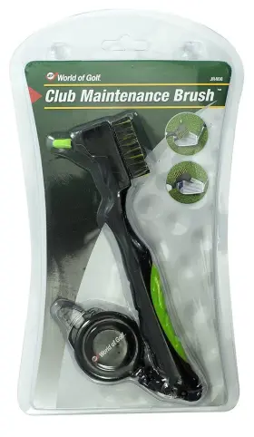 Jr408 J&m Golf Jef World Of Club Maintenance Brush Black/green