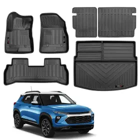 Jdeymat Floor Mats 2021-2024 2025 Chevrolet Chevy Trailblazer Fwd 202410290002 Mat Compatible With 2021-2025 Cargo Trunk