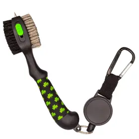 Jr1091 Jef World Of Golf Mega Shamrocks Club Brush - Black/green