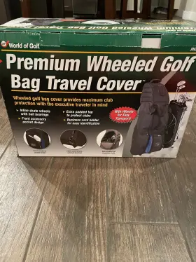 Jr628 Jef World Of Golf Premium Wheeled Bag Travel Cover-jef Golf-model Jr628 Jef World Of Golf Premium Wheeled Bag Travel Cover-jef Golf-model