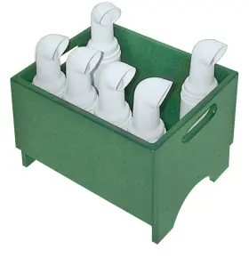Gd1525 Jfm Golf Recycled Plastic Small Divot Bottle Caddie