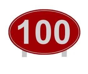 Gm170 Jfm Golf Laminated Plastic Driving Range Distance Marker Oval 48 Inch X 30 Sign Gm170 Jfm Golf Laminated Plastic Driving Range Distance Marker Oval 48 Inch X 30 Sign