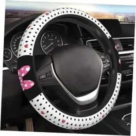 Jsfs542564 Jhakedb Cute Polka Dot Steering Wheel Cover Universal 15 One Size Dot-19