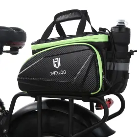 H-cjb001 Jhfxlqq Bike Bag For Bicycle Rear Rack 17l Expandable To 35l Large Capacity Hard S
