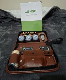 Gis-gf01 Jiskan Golf Gifts For Men And Women Accessories Set With Hi-end Case