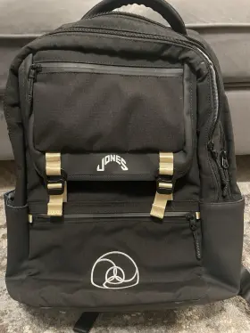 Jsc1856 Jones Sport Co. Golf Backpack Black With Embroidered Logo Manufactured By