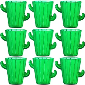 Joyserve 850033138740 Cactus Plastic Shot Glasses - Pack Of 12 2-oz Funny Cute Novel