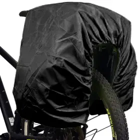 Cl18-001-101 Jsahah Bicycle Rear Rack Rain Cover Bike Trunk Black 100l