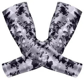 L20180124 Junan Sports Compression Arm Sleeves 1pair Moisture Wicking Uv Protection Sle