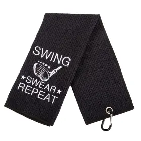 Jysiliyh 777934901573 Funny Golf Towel For Men Bags Accessory Birthday Gift Golfers