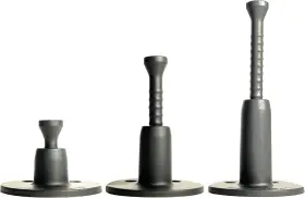 Kellogg Works 860005238026 Infinitee Height Adjustable Golf Tee Set For Short Regular Tall All Black
