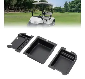 B1410-00005-bk Kemimoto Ez-go Rxv Elite Golf Cart Under Seat Storage Box Abs Organizer Tray