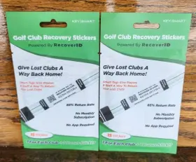 Keysmart 810024052240 Lot Of 2 Recovery Id Stickers Golf Club 15 Per Pack Keysmart 810024052240 Lot Of 2 Recovery Id Stickers Golf Club 15 Per Pack