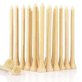 Gefzd-300 Kfyioe 300pcs Bamboo Golf Tees 2 3/4 And 3 1/4 Inch Dual Sizes